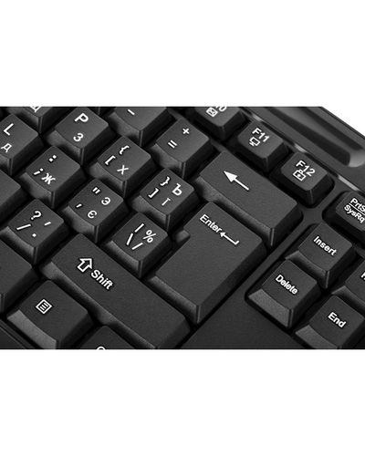 Keyboard 2E KM1040 Keyboard Membrane, 1.5m USB Black, 5 image