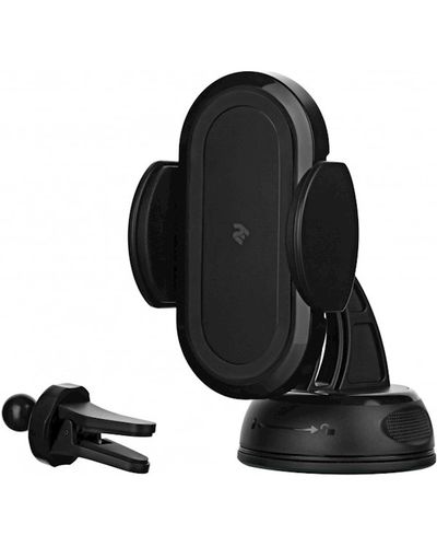 Phone holder charger 2E WCQ01-07 Car Windsheild / airvent Wireless Charger (3in1), 10W, black