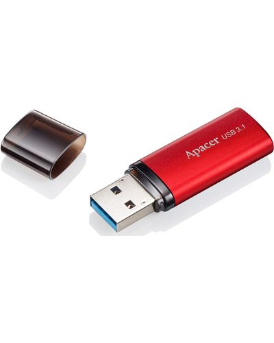 ფლეშ მეხსიერება Apacer USB 3.1 Gen1 AH25B 128GB Red RP , 2 image - Primestore.ge