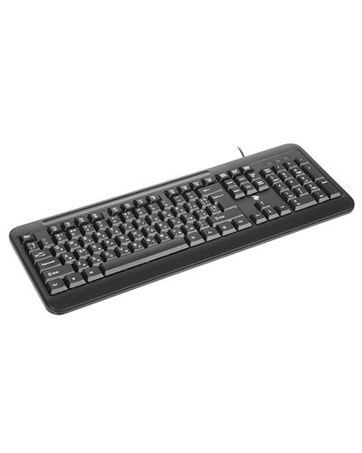 Keyboard 2E KM1040 Keyboard Membrane, 1.5m USB Black, 2 image