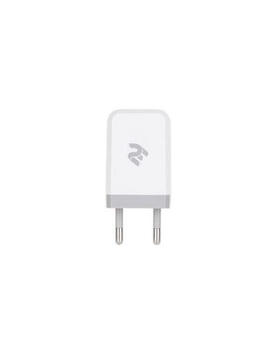 მობილურის დამტენი 2E Wall Charge USB Wall Charger USB:DC5V/2.1A, white , 2 image - Primestore.ge