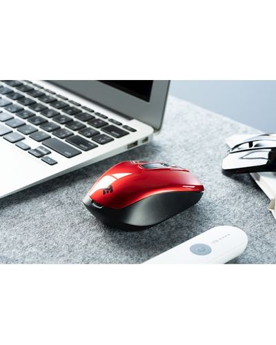 Mouse MF2020 Wireless Mouse USB Black/Red, 7 image