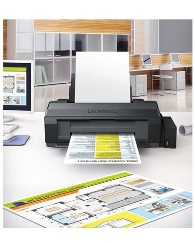 პრინტერი EPSON L1300 A3 4 Color Printer (C11CD81402) Print resolution up to 5760 x 1440 dpi , 8 image - Primestore.ge