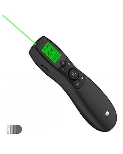 პრეზენტერი მწვანე ლაზერით Doosl DSIT023 2.4GHz Rechargeable Wireless Presenter with Green Laser  - Primestore.ge