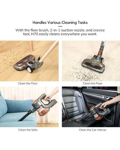 Vacuum Cleaner ILIFE H70 Cordless Stick Vacuum Cleaner Handstick 1.2L Big Dustbin 22000Pa Strong, 3 image