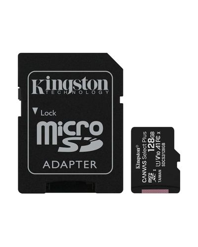 ფლეშ მეხსიერება Kingston 128GB Canvas Select Plus With Adapter (SDCS2/128GB) , 2 image - Primestore.ge