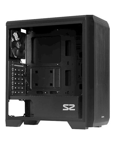 Case Zalman S2 TG, ATX Mid Tower Computer Case, Black, 5 image