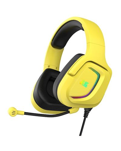 Headphone 2E HG340 Wired Gaming Headset RGB, USB 7.1, Yellow