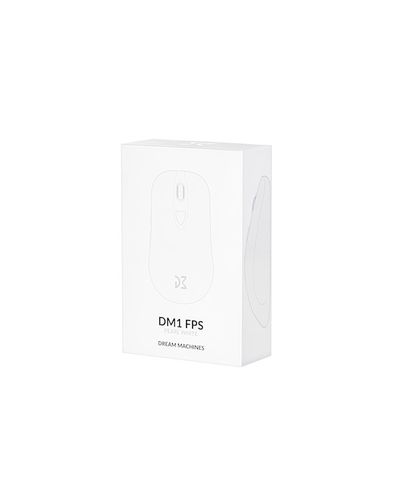 მაუსი Dream Machines DM1FPS Wired Optical Gaming Mouse, USB, White , 7 image - Primestore.ge