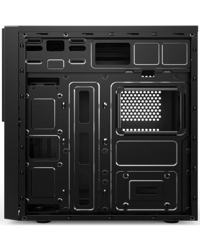 Case 2E Computer case ALFA (E1903U-400) with PSU 2EATX400, MidT, 2xUSB2.0,1xUSB3.0, steel (side panel), black, 3 image