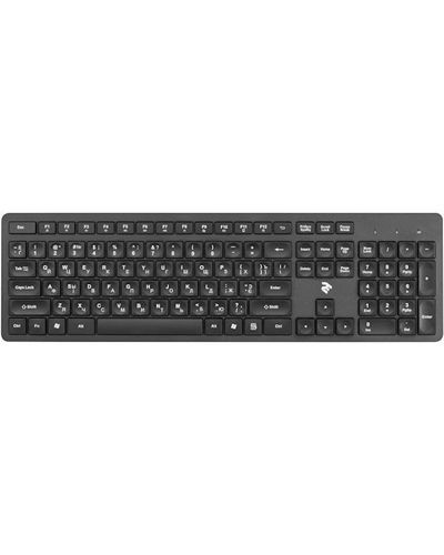 კლავიატურა + მაუსი 2E MK420WB, Wireless Keyboard and Mouse, Black , 2 image - Primestore.ge
