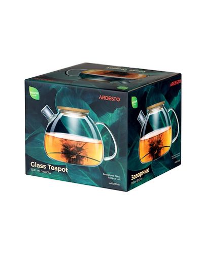 Tea set Ardesto AR3015GBI Tea pot Midori, 1500 ml, Borosilicate glass, 2 image