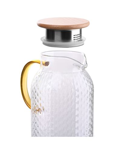 Doc Ardesto AR2615PG 1500ml, Pitcher Dew With Bamboo Lid, 3 image