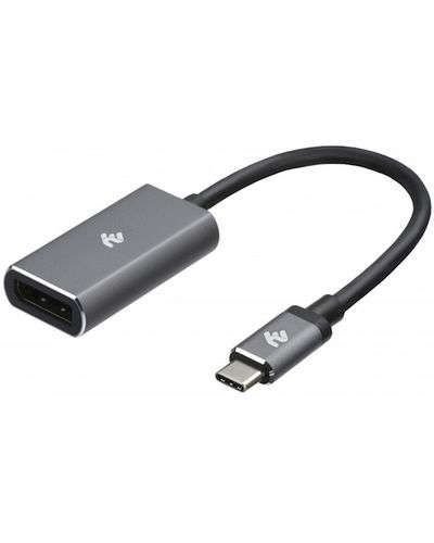 2E Adepter USB-C to DisplayPort, Aluminum casing, 0.2m , 3 image - Primestore.ge