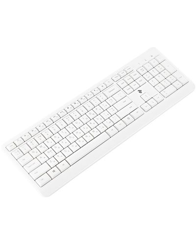კლავიატურა 2E KS220WW Wireless Keyboard, White , 2 image - Primestore.ge
