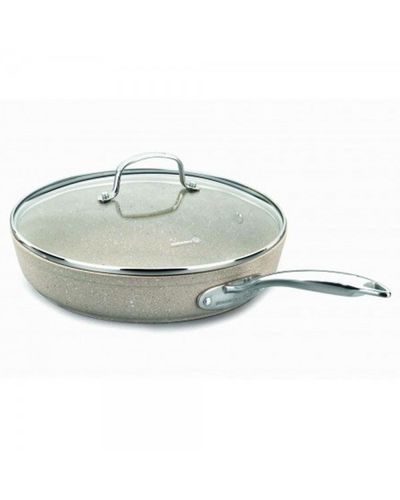 Frying pan with lid KORKMAZ A1855-1 24x4,7 / 2lt