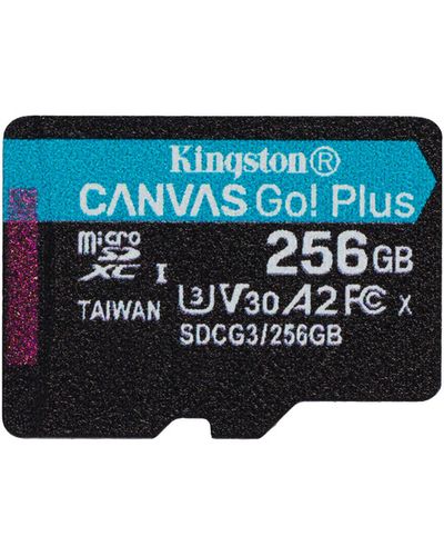 მეხსიერების ბარათი Kingston 256GB microSDXC C10 UHS-I U3 A2 R170/W90MB/s + SD , 2 image - Primestore.ge