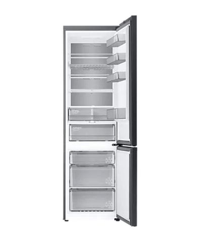 Refrigerator Samsung RB38A7B6222 / WT - BeSpoke, 200x60x66, 385 Litres, NoFROST, INVERTER, SpaceMAX, All-Around cooling, Metal Cooling, A ++, BLACK GLASS, 5 image