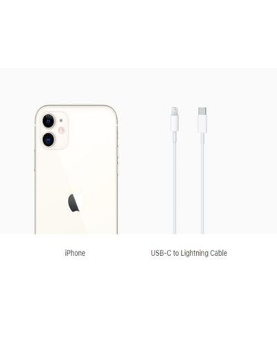 Mobile phone Apple iPhone 11 2020 Single Sim 64GB white, 4 image