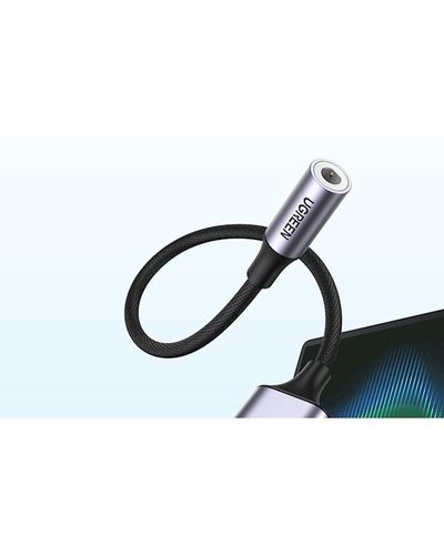 Audio Adapter Ugreen CM477 (30757), Audio Adapter, USB to Mini Jack 3.5mm AUX, Gray, 3 image
