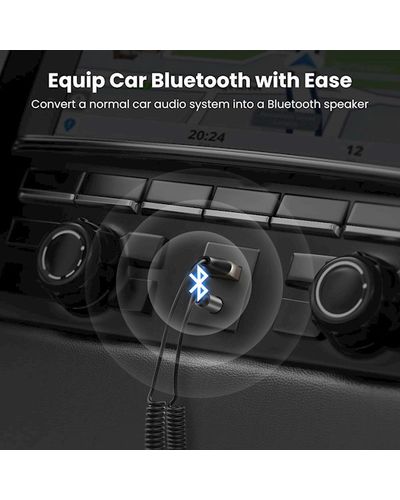 Audio Adapter UGREEN CM309 (70601) USB to Aux Car Bluetooth 5.0 Receiver Audio Adapter Black, 2 image