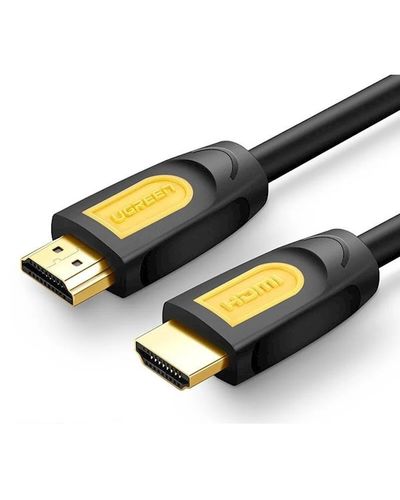 HDMI კაბელი UGREEN HD101 (11106) HDMI to HDMI Cable 15M (Yellow/Black)  - Primestore.ge