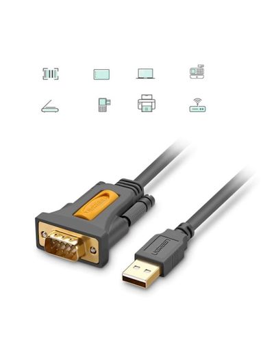 ადაპტერი UGREEN CR104 (20222) USB to DB9 RS232 Adapter Cable 2m , 5 image - Primestore.ge
