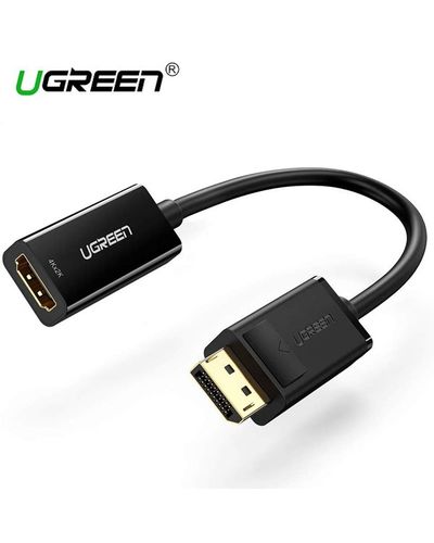 ადაპტერი UGREEN MM137 (40363) DisplayPort to HDMI Female Converter 4K*2K 25cm (Black)  - Primestore.ge