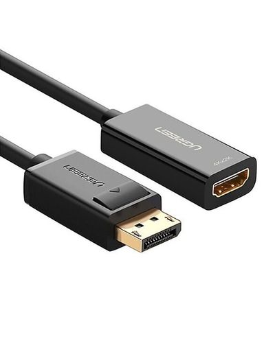 ადაპტერი UGREEN MM137 (40363) DisplayPort to HDMI Female Converter 4K*2K 25cm (Black) , 3 image - Primestore.ge