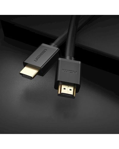 HDMI cable UGREEN HD104 (10110) HDMI Cable 2.0 Computer TV Engineering Decoration Line Hd 3D Visual Effect 10m (Black), 4 image