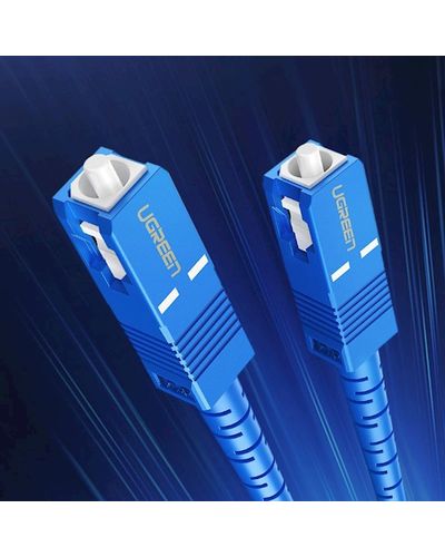 ოპტიკური ქსელის კაბელი UGREEN NW129 (70662) FC/UPC To FC/UPC Simplex Single Mode Fiber Optic Patch Cable 3M , 3 image - Primestore.ge