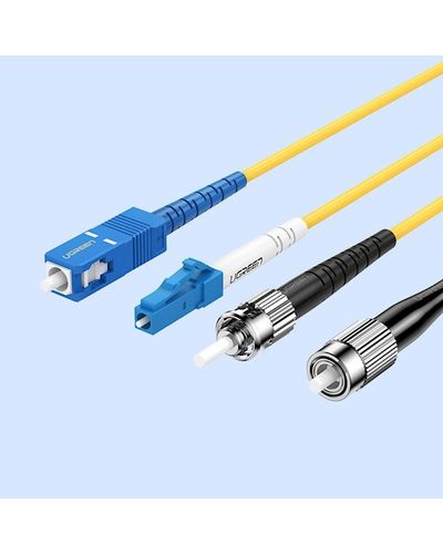 ოპტიკური ქსელის კაბელი UGREEN NW130 (70663) LC/UPC To LC/UPC Simplex Single Mode Fiber Optic Patch Cable 3M , 2 image - Primestore.ge