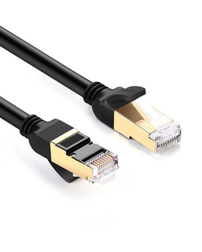 Network cable UGREEN NW107 (11277) Cat7 Patch Cord STP Ethernet Lan Cable 1.5m (Black), 3 image
