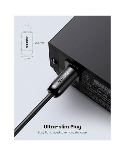 ოპტიკური აუდიო კაბელი UGREEN AV122 (70892) Toslink Optical Audio Cable 2m (Black) , 7 image - Primestore.ge