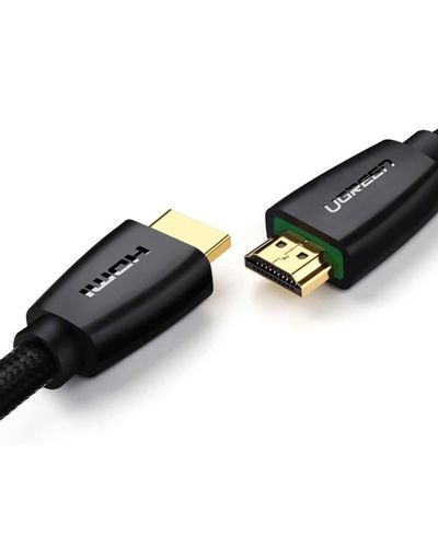 HDMI კაბელი UGREEN HD118 (40411) High-End HDMI Cable with Nylon Braid 3m (Black) , 3 image - Primestore.ge