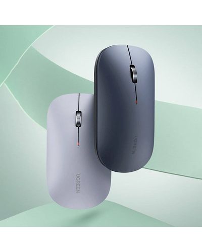 Mouse Ugreen MU001 (90373), Wireless, 4000DPI, USB, Mouse, Light Gray, 3 image
