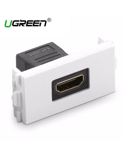 HDMI როზეტი UGREEN MM113 (20317) HDMI Socket Panel (White)  - Primestore.ge