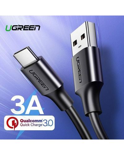 USB კაბელი UGREEN US288 (60118) USB to USB-C Cable Nickel Plating 2m (Black) , 3 image - Primestore.ge