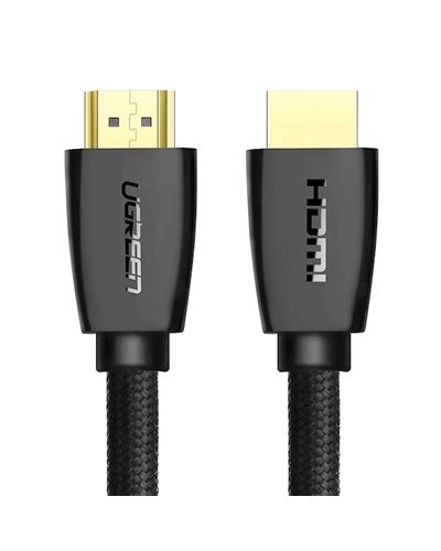 HDMI კაბელი UGREEN HD118 (40410) High-End HDMI Cable with Nylon Braid 2m (Black) , 3 image - Primestore.ge