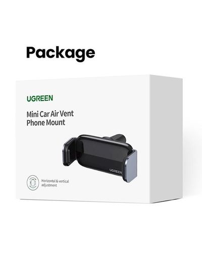 მობილურის დამჭერი Ugreen LP120 (10422), Air Vent Phone Holder, Gray , 7 image - Primestore.ge