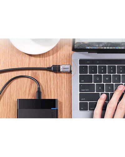 USB Adapter UGREEN US270 (50283) OTG Type C to USB 3.0 A Adapter Cable with Lanyard (Black), 5 image