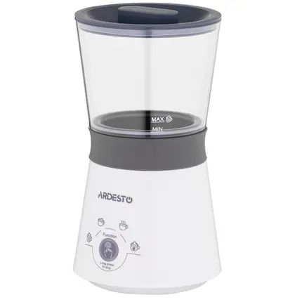 რძის ამომყვანი Ardesto MBC-Y300W, 300W, 330ml, Milk Frother, White , 3 image - Primestore.ge