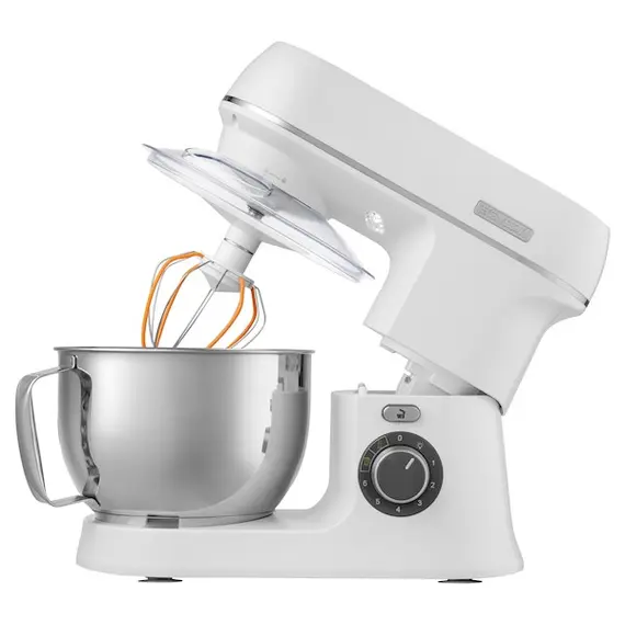 სამზარეულოს კომბაინი Sencor STM 3750WH Food processor, 4litre stainless steel bowl,powerful 800W, 1.6-litre glass blending jug, NutriSmart Program , 3 image - Primestore.ge