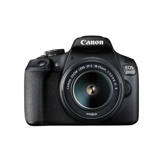 ფოტოაპარატი Canon EOS 2000D EF-S 18-55 IS II KIT Black , 2 image - Primestore.ge