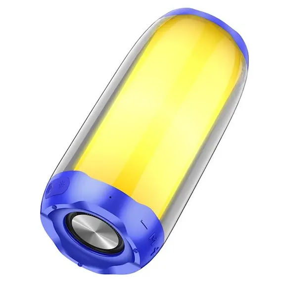 დინამიკი hoco HC8 Pulsating colorful luminous wireless speaker - Blue - Primestore.ge