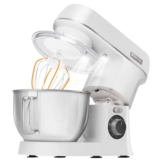 სამზარეულოს კომბაინი Sencor STM 3750WH Food processor, 4litre stainless steel bowl,powerful 800W, 1.6-litre glass blending jug, NutriSmart Program , 2 image - Primestore.ge