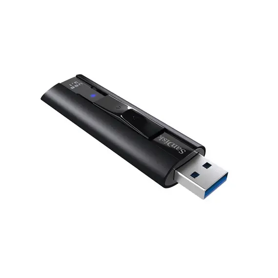 Flash Memory Card SanDisk 256GB Extreme PRO USB 3.1 SSD Flash Drive SDCZ880-256G-G46 Black, 3 image