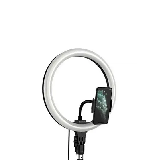 Selfie Lighting Baseus Live Stream Holder Stand 12 Inch Light Ring CRZB12-B01 Black