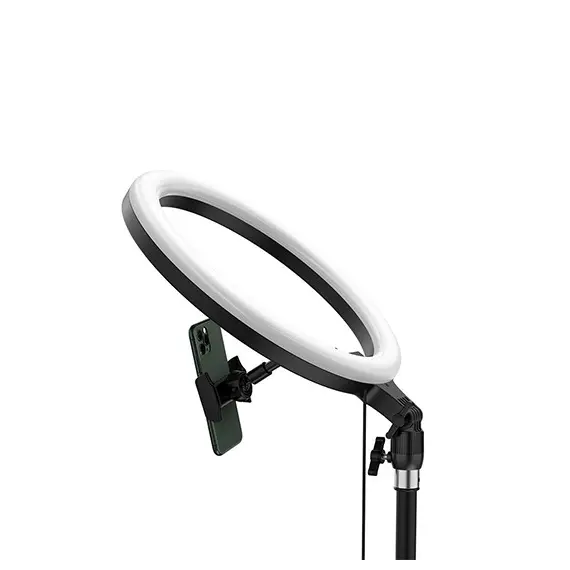 Selfie Lighting Baseus Live Stream Holder Stand 12 Inch Light Ring CRZB12-B01 Black, 3 image