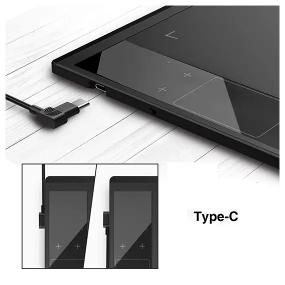 გრაფიკული პლანშეტი Veikk A30 Digital Drawing Tablet Black - Primestore.ge
